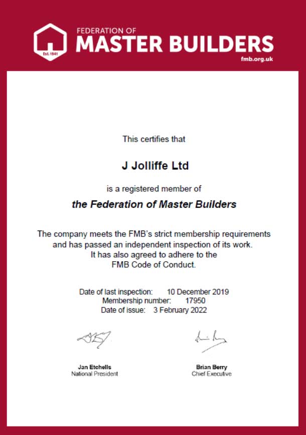 fmb certificate